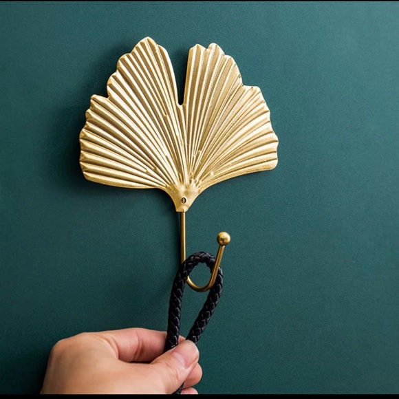 New Anthropologie hooks hanging Midcentury copper - Picture 1 of 4